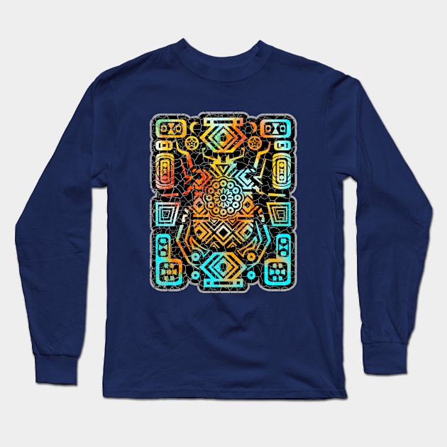 Beetle Geometry Long Sleeve T-Shirt by Dragonbudgie